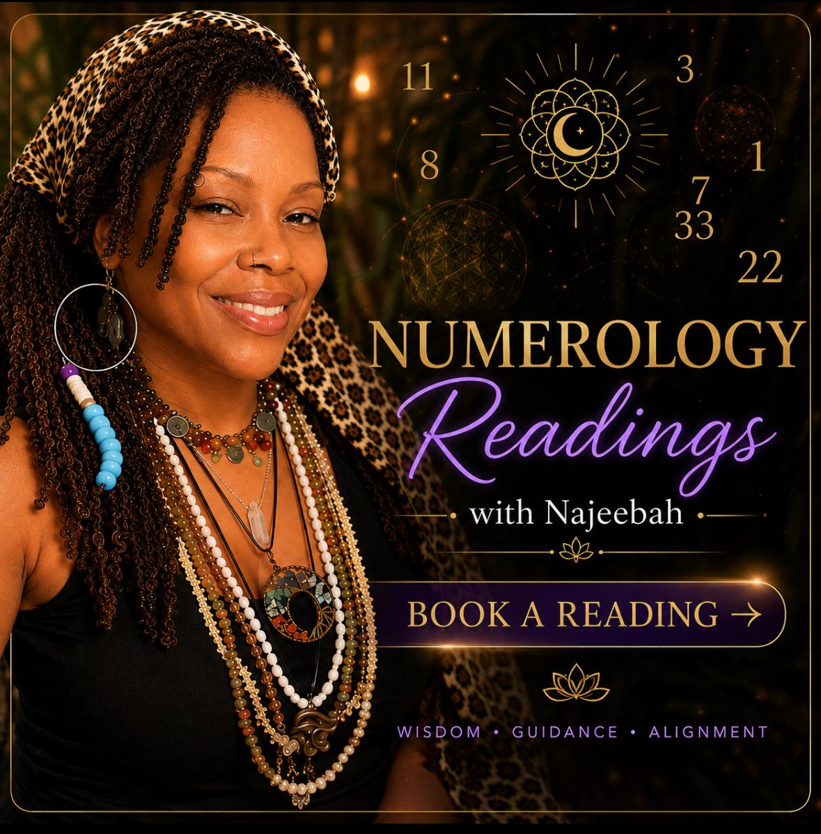 Numerology Readings with Najeebah — Book a Reading