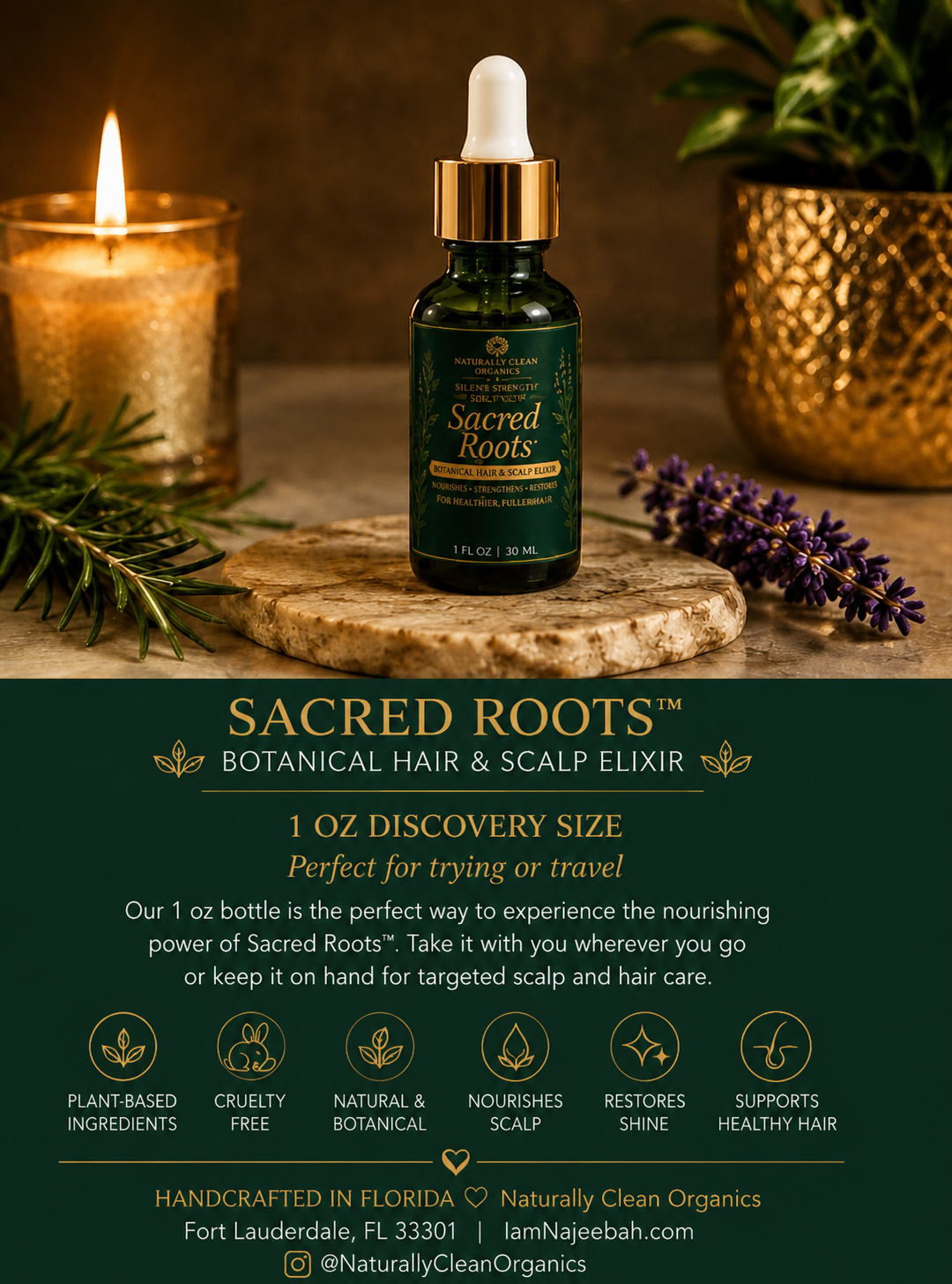 Sacred Roots 1 ounce Discovery Size without the former portrait emblem